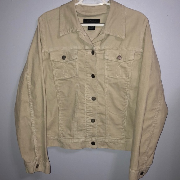 calvin klein corduroy trucker jacket